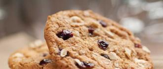 Delicious low-calorie diet cookies: recipes