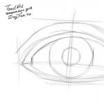 Как да нарисувате око с молив стъпка по стъпка