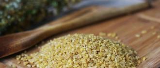 How to cook delicious bulgur grains: the best recipes and step-by-step description
