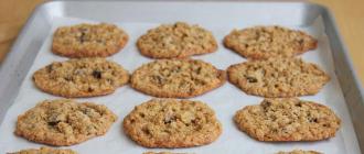 How many calories are in diet and homemade oatmeal cookies?