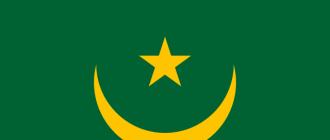 hovedstaden i mauretanien, flag, landets historie